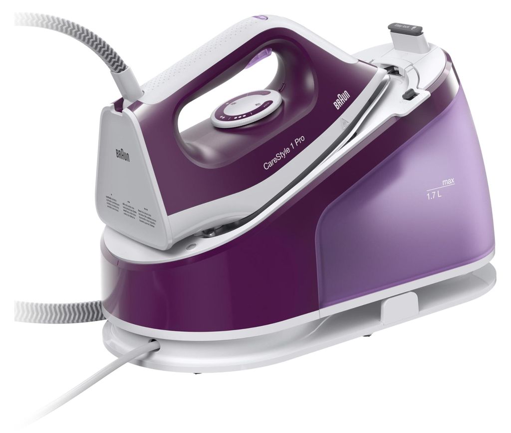 Braun CareStyle 1 IS1514VI, Pump-driven steam ironing Produktbild 