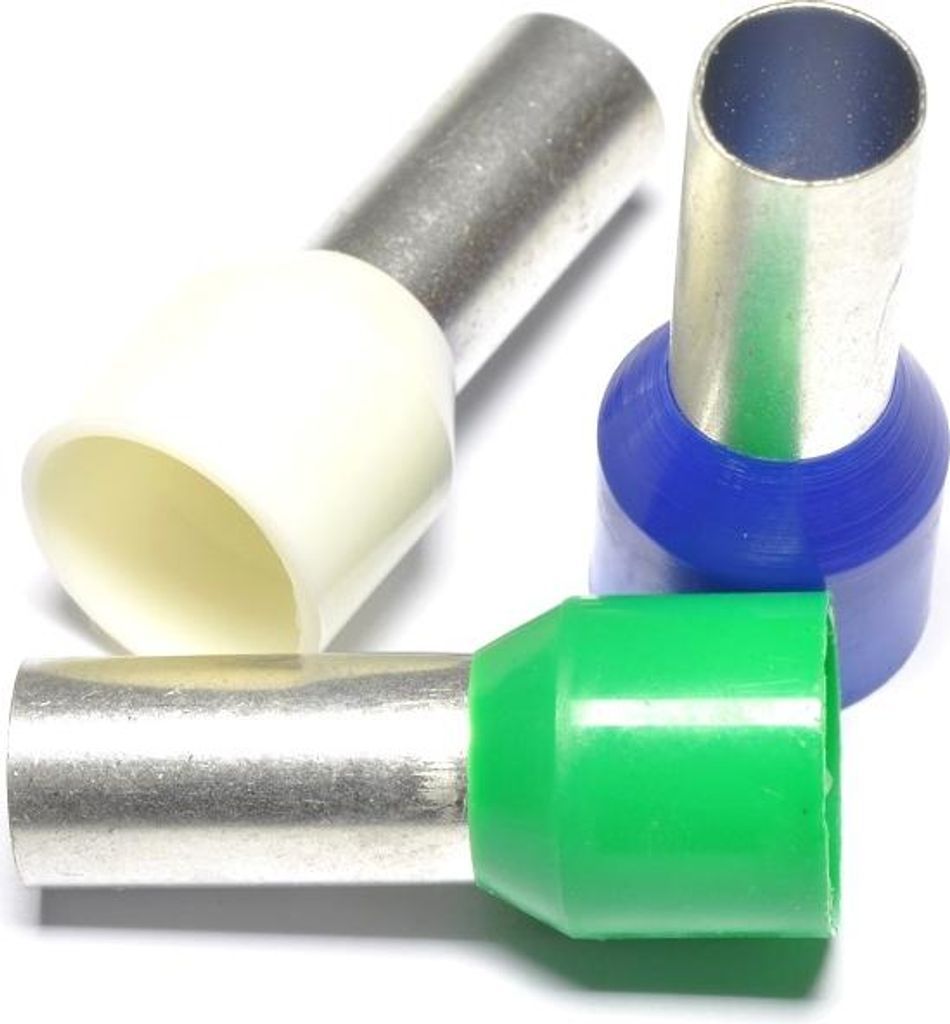 Isolierte Aderendhülsenklemme 2,5/12 Blau 005061 100 Stk - E512Of-Eo008