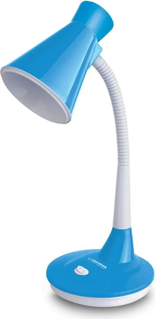 Esperanza ELD115B Diadem Blu | Lampada E27 Professionale da Tavolo