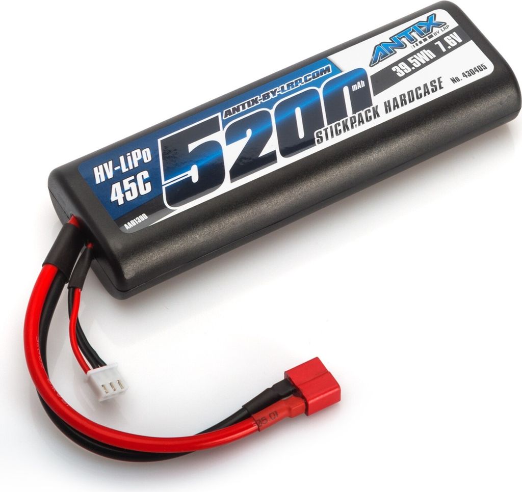 ANTIX by LRP 5200 Graphne- 7.6V LIHV - 45C 2S LiPo Battery Zdjęcie produktu 