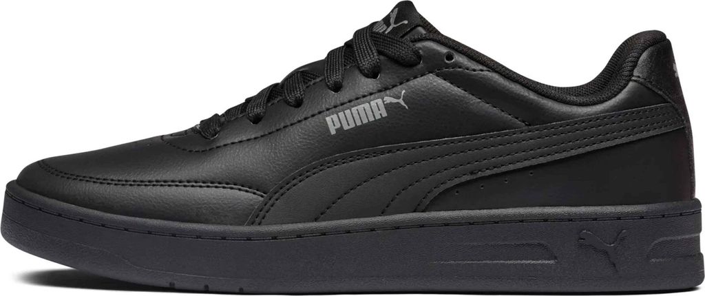 Puma Court Classic Clean Sneaker in Übergrößen Schwarz 402223-10 große Damenschuhe