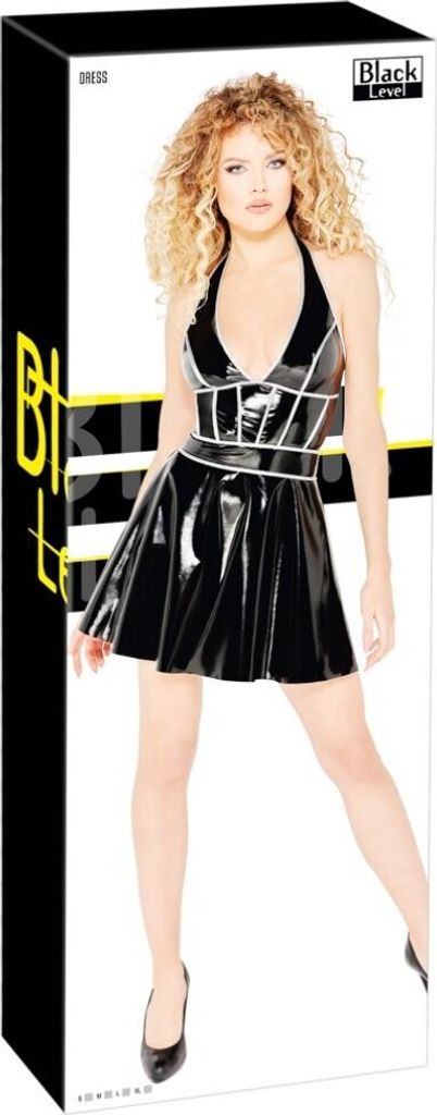 Black Level - Abito in vernice con argento XL Immagine del prodotto 