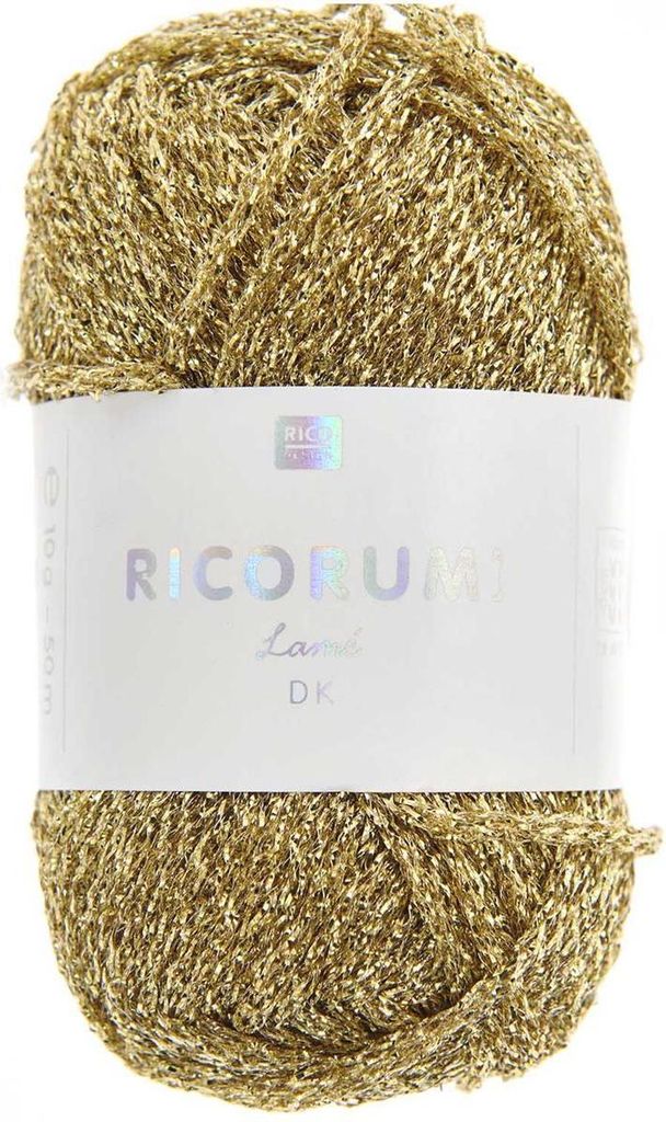 Rico Design 383280.002, DK, Gold, Nylon/Polyester, 50 m, Produktbild 