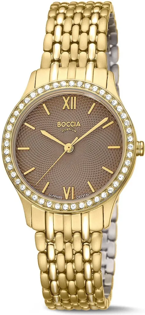 Montre en Titane Doré Boccia 3376-03 : L'Accessoire Idéal pour le Bureau