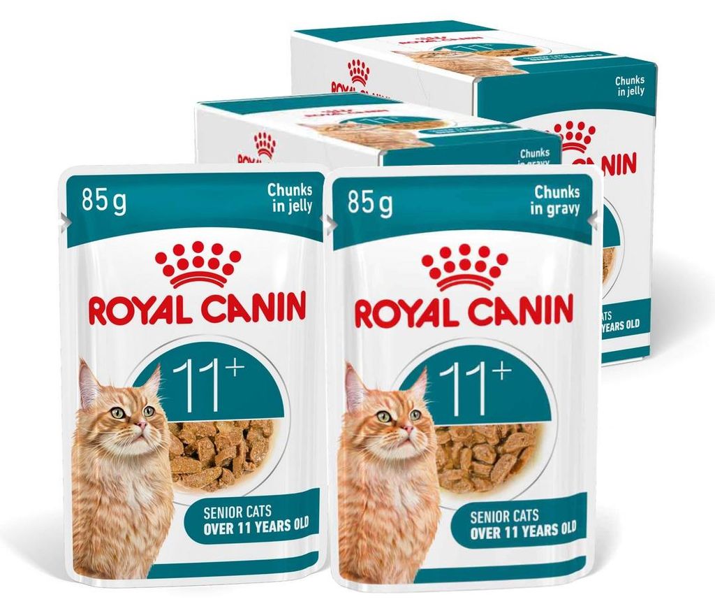 Royal Canin Ageing 11+ Mix Nassfutter 24 x 85 g Stückchen Produktbild 