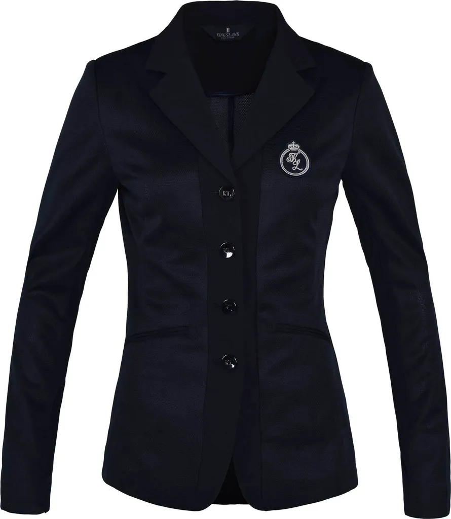Veste Equitation Softshell Kingsland Pierlas Navy Souple et Respirante