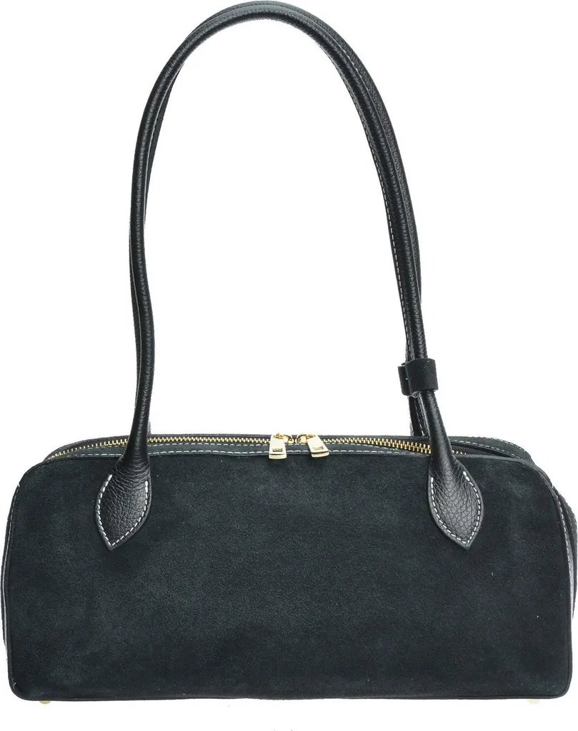 Sac à main cuir noir Top Handle AW25 AL TSBV 47 pour femme élégante