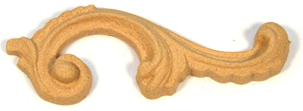 1 Stück IHC Dekoration für Schrank, Tür, Möbel Ornament Holzornament Onlay Applique Höhe: 92mm