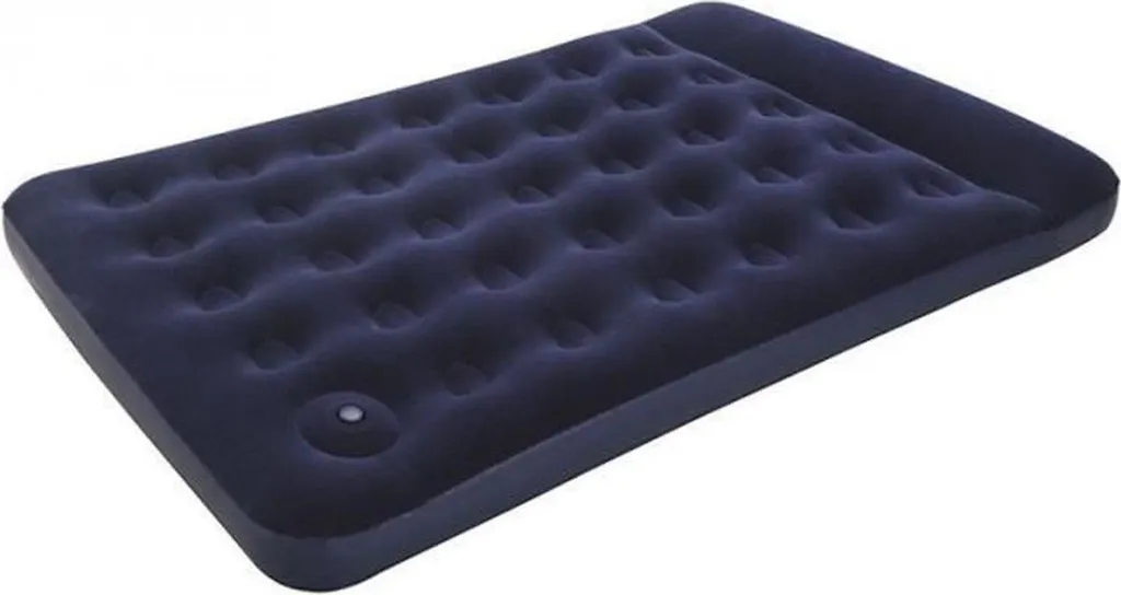 Matelas de camping 2 places Bestway 67225 pompe à pied et dessus floqué