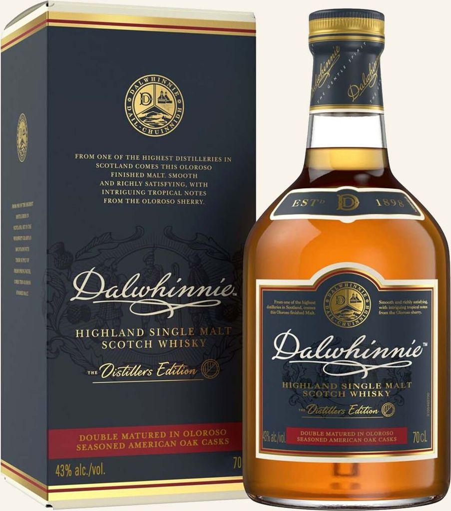 Dalwhinnie Distillers Edition Single Malt Scotch Whisky, Flasche, Alkohol, 43 %, 700 ml, 778163