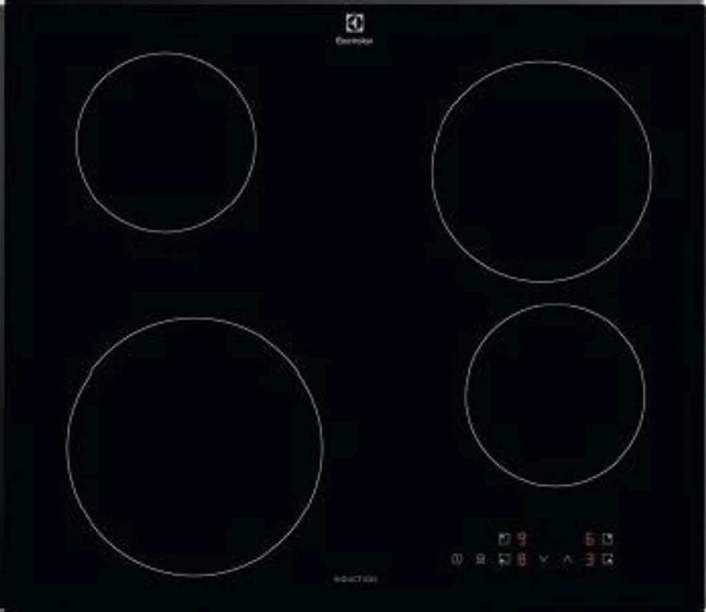 Plaque de cuisson induction 4 foyers Electrolux 59cm encastrable noire