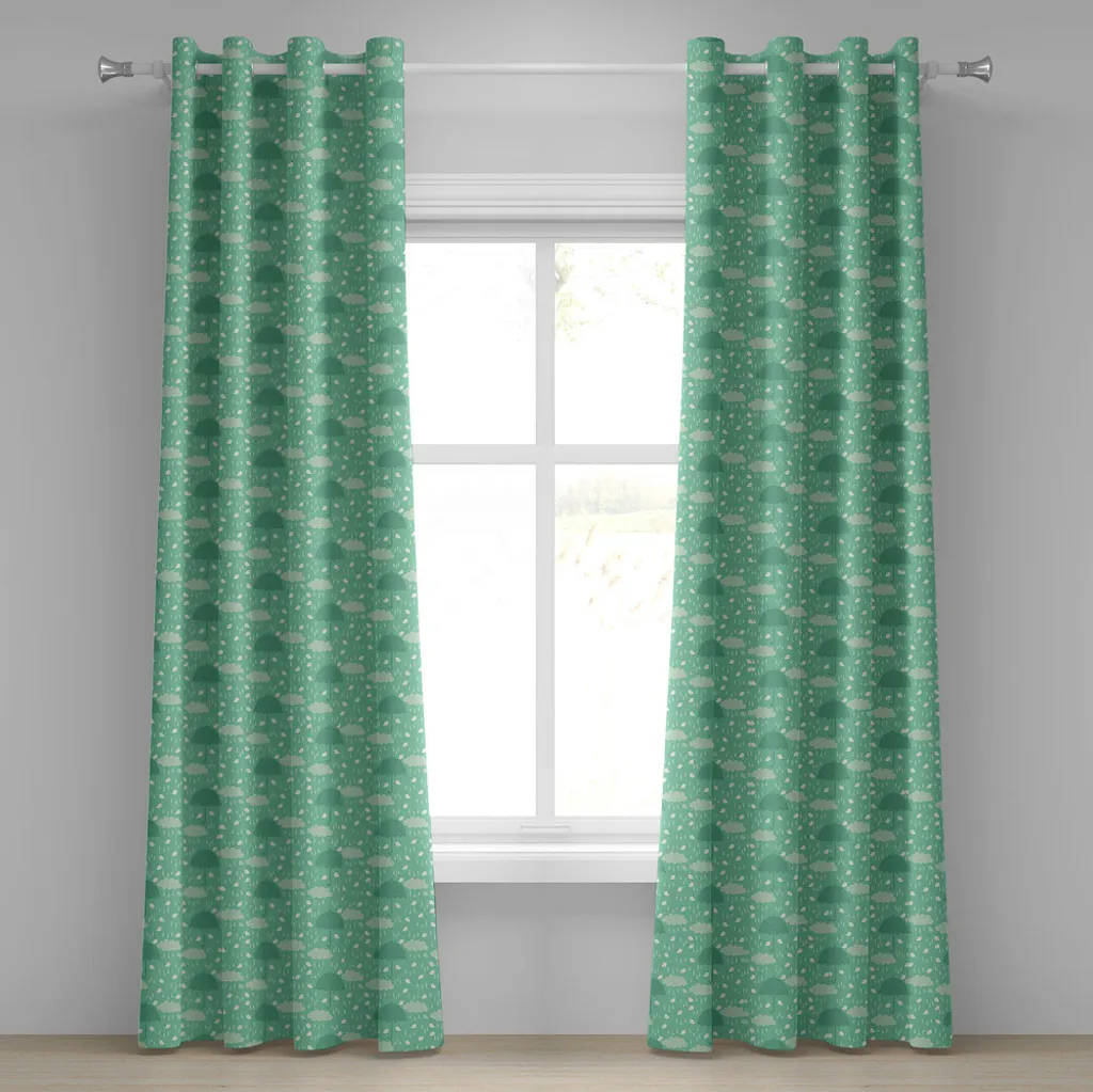 Offerta Tenda 2 Pannelli Abakuhaus 280x225cm | Verde Mare Autunno