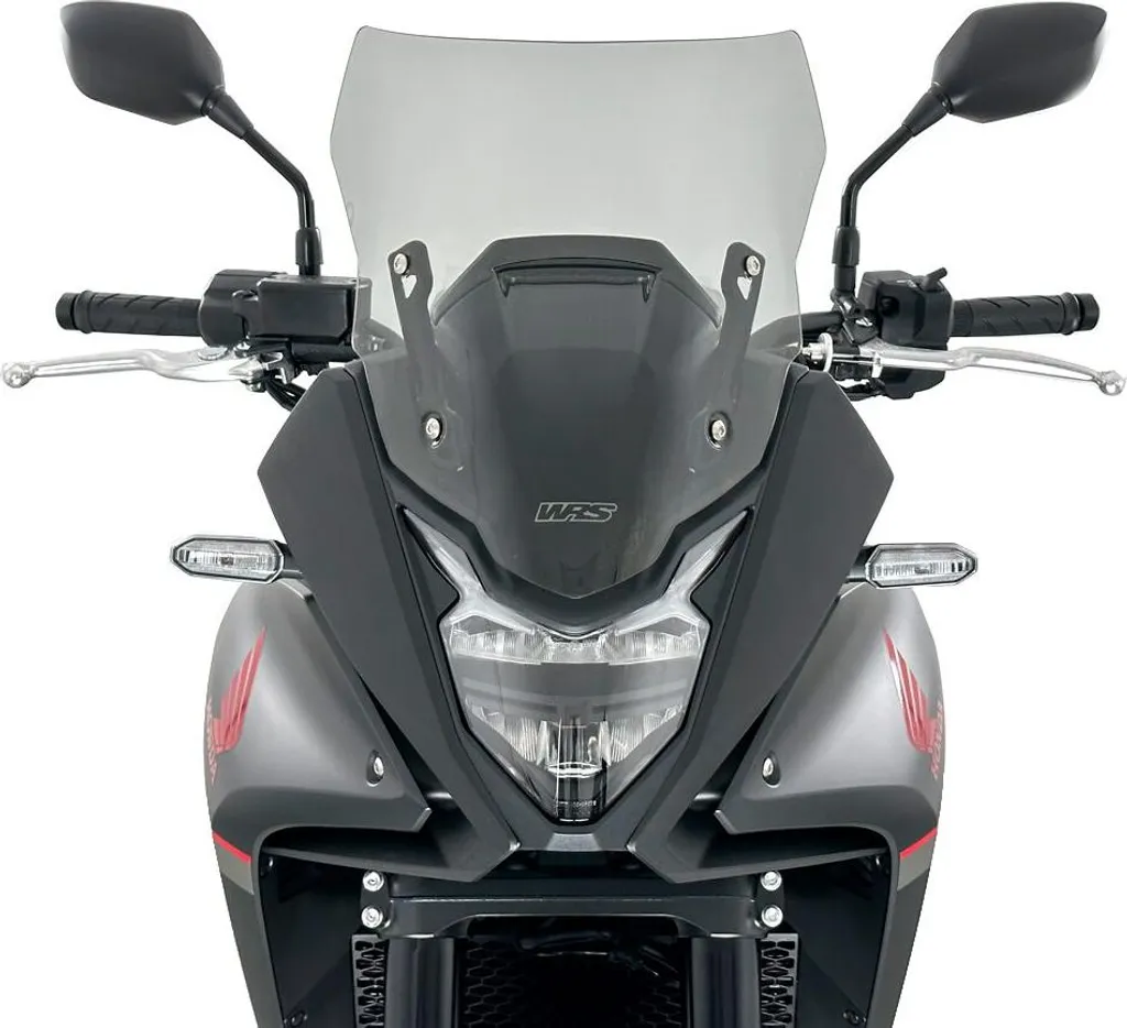 Saute-vent Moto Sport pour Transalp Smk - Déflecteur d'Air Fumé Résistant