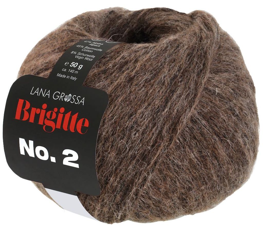 Lana Grossa - Brigitte No. 2 0060 graubraun Produktbild 