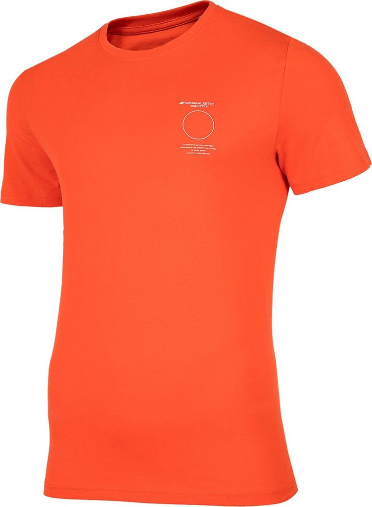 4F Tshirts TSM010, H4Z22TSM010POMARACZNEON, Größe: 173 Produktbild 