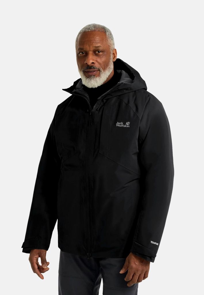 Jack Wolfskin Icecape 2L Down Ins Jkt M Rds Black Black Xl