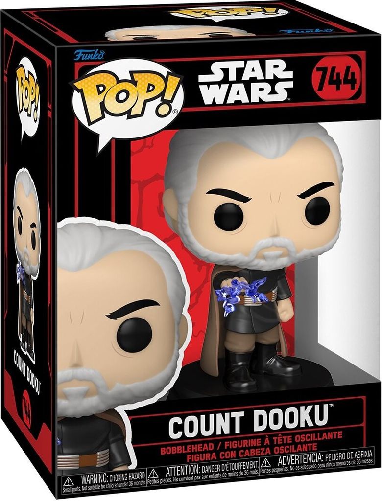 Funko POP Star Wars 744 Count Dooku Figurka Kolekcjonerska Zdjęcie produktu 