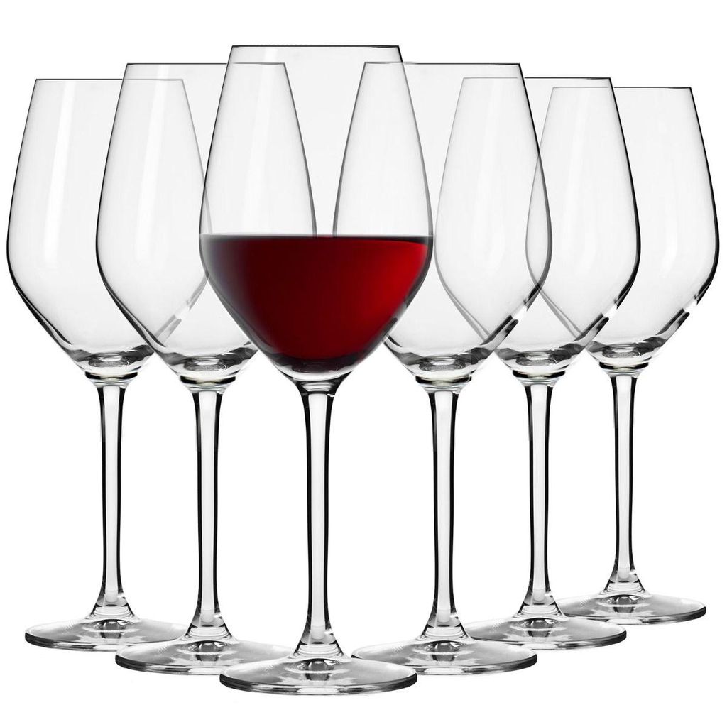 KROSNO Rotweingläser Set 460ml – 6er Set Weingläser Produktbild 