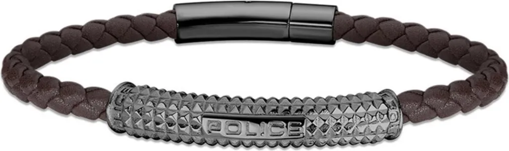 Bijou Homme : Bracelet Chaîne Police PEAGB2214903 en Acier Rigide