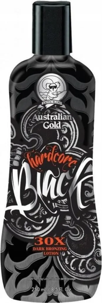 Soin de bronzage Australian Gold Hardcore Black à l'huile de chanvre