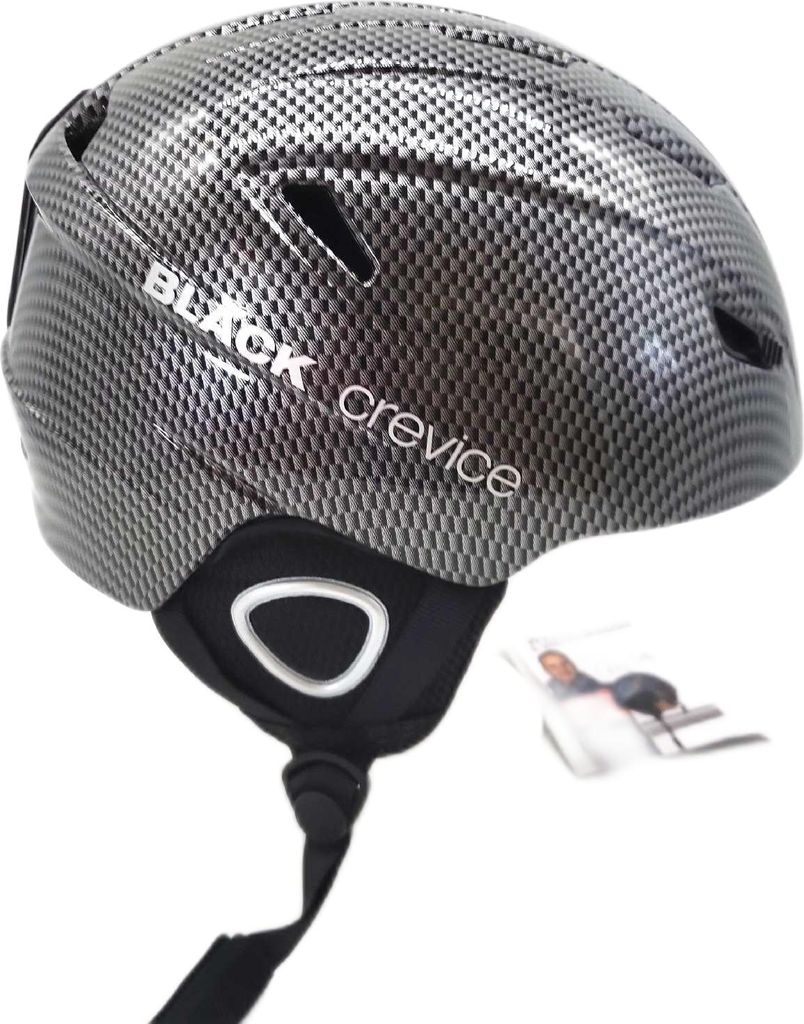 Casco Da Sci BLACK CREVICE Kitzbühel - X-Large, Blu, Con Visiera, Regolazione Ottimale