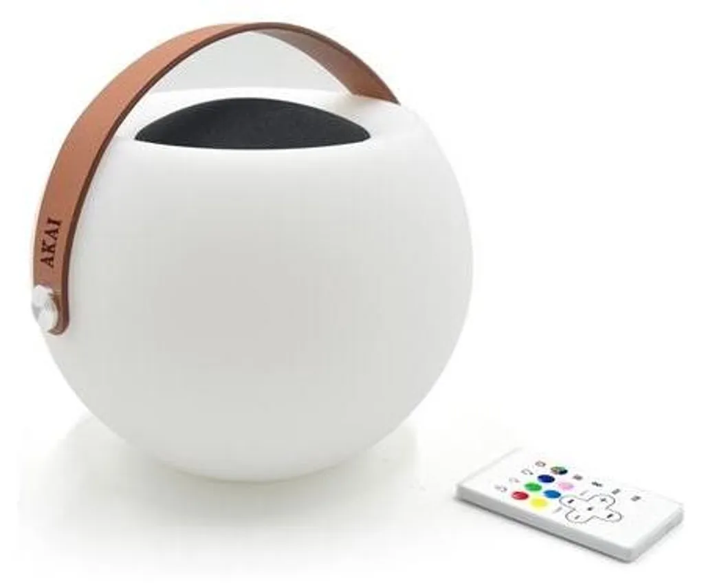 Akai CS6 SHINE Enceinte Bluetooth Nomade - 10W Son Stéréo, Batterie Li-ion