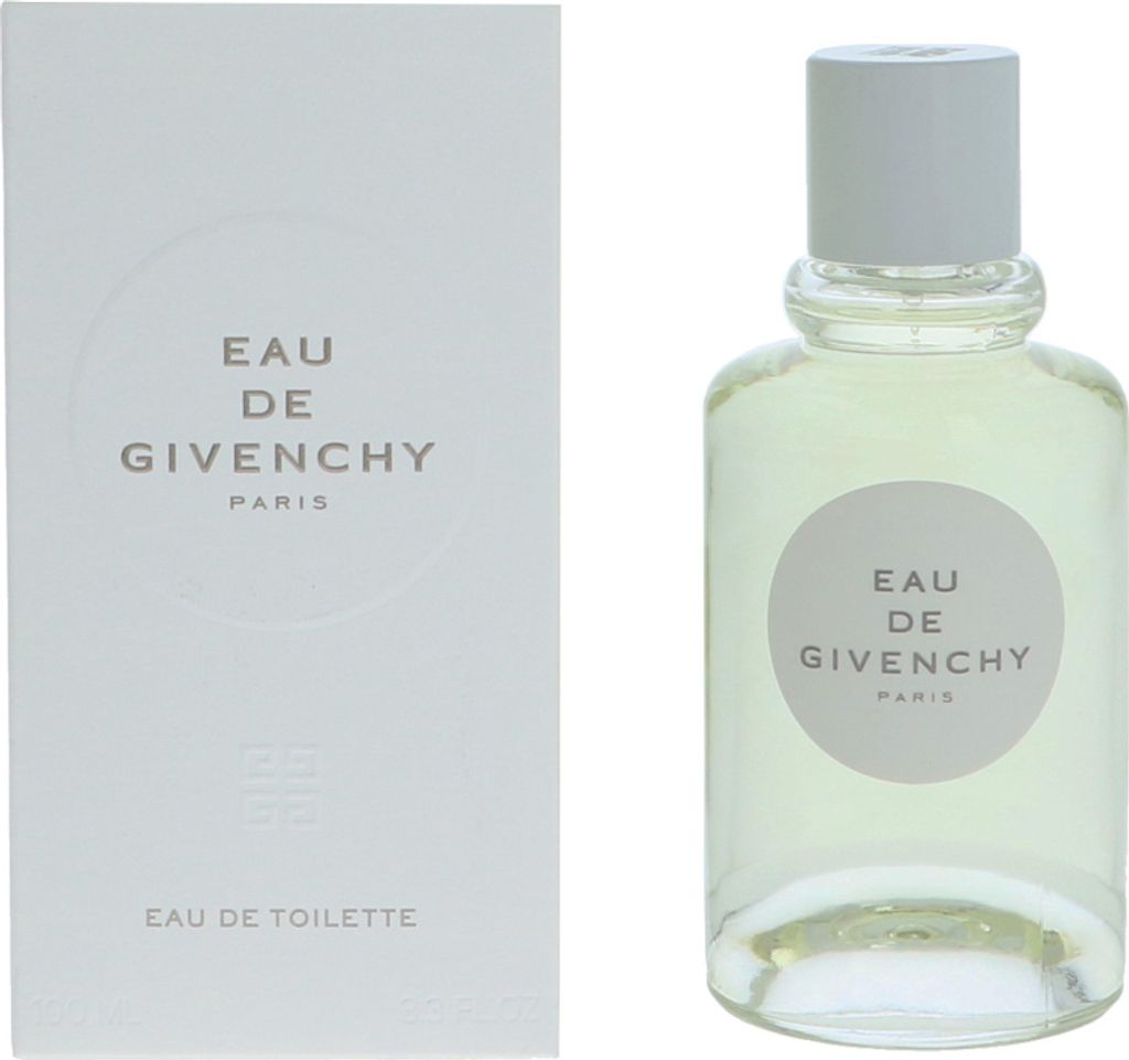 A product shot of a perfume bottle and its box.