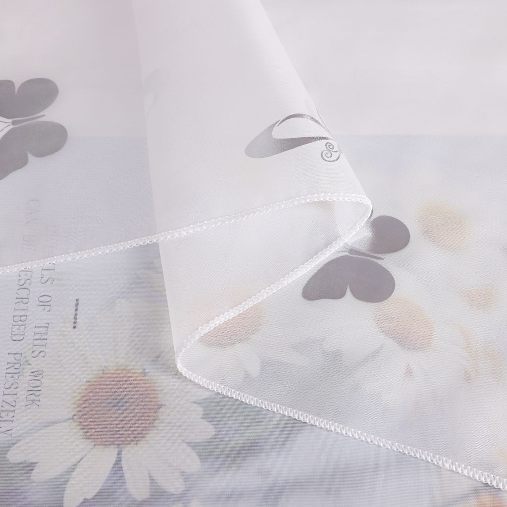 Scheibengardine halbtransparent Bistrogardine mit Produktbild 6