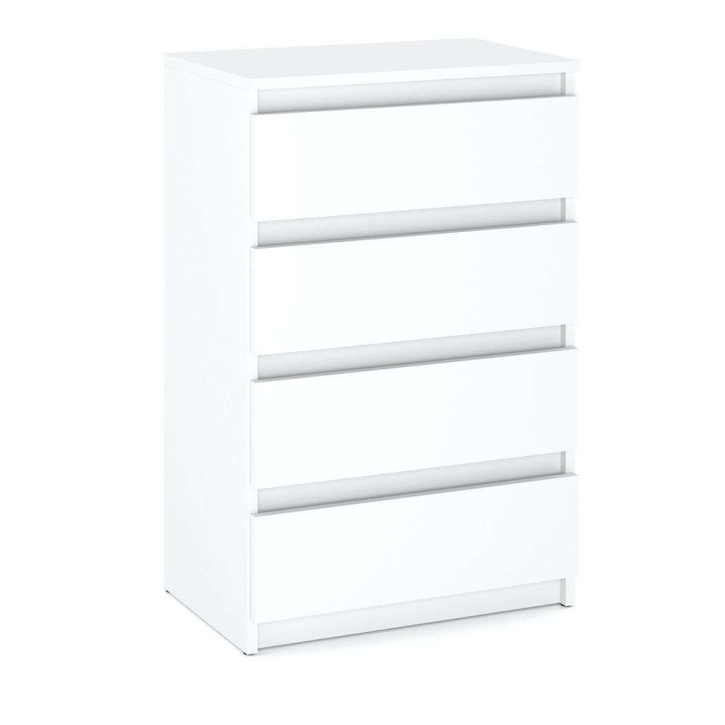 STIV Möbel | Komoda z 4 szufladami | Biały Mat | 60 cm | Zdjęcie produktu 