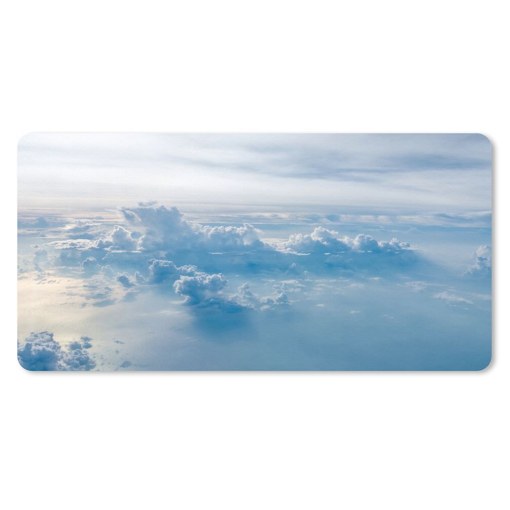 MuchoWow® Mauspad Mousepad Luftaufnahme von blauem Himmel Produktbild 