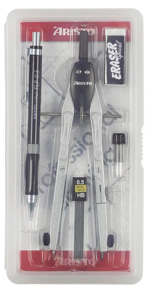 Compas technique Aristo AR80064 : fini les tracés imprécis en géométrie - 2
