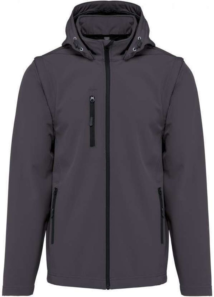 Kariban Herren Softshell Jacke Sport Racing Jacke wasserabweisend, Größe:3XL, Farbe:Titanium