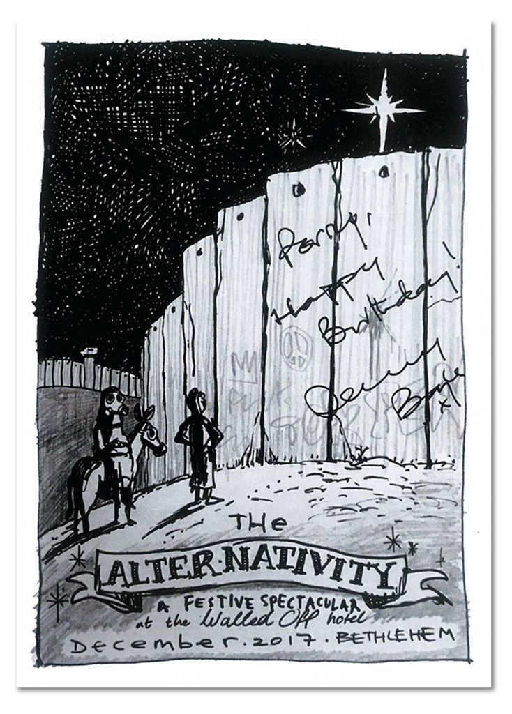 Giallobus - Alternativität - Banksy - 100L x 140B cm - Bild - Acrylglas