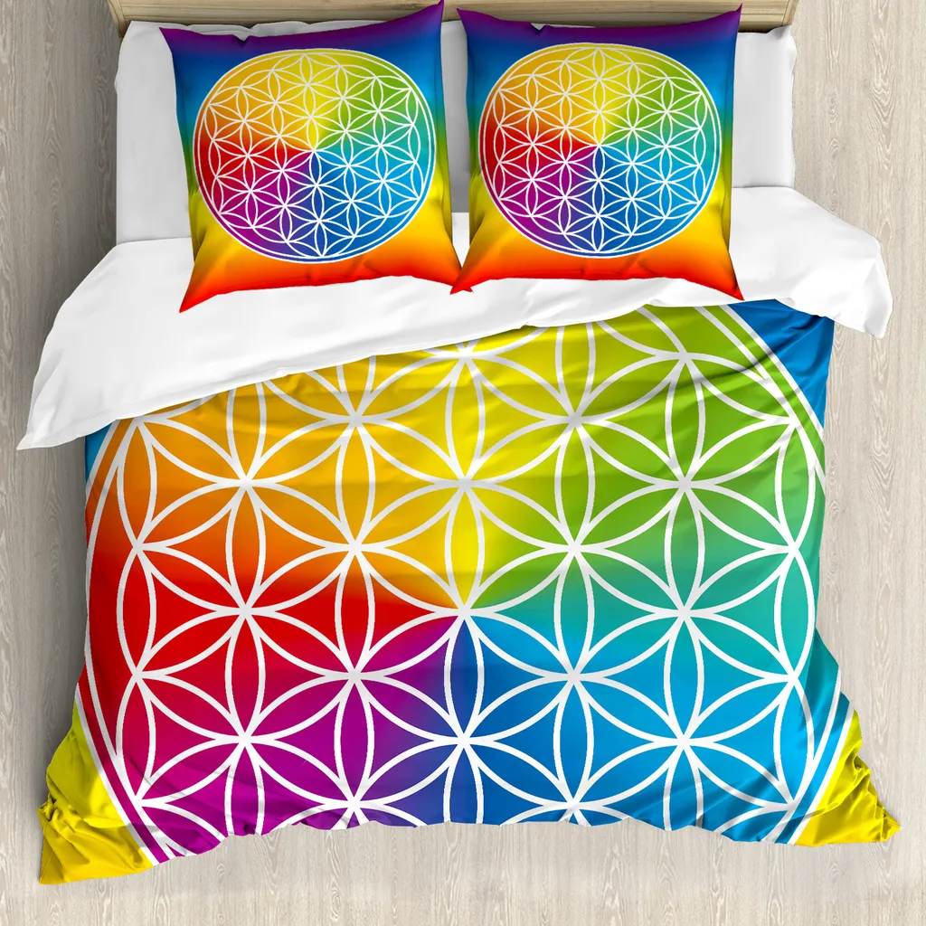 Sacco Copripiumino Hippie ABAKUHAUS 155x220: Comfort Antiacaro e Colore