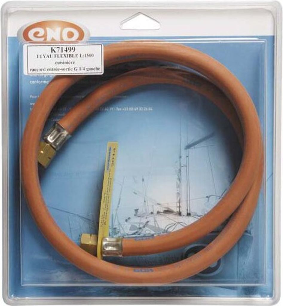 Eno Ce-er Gasschlauch Für Boote Durchsichtig 800 mm Durchsichtig 800 mm