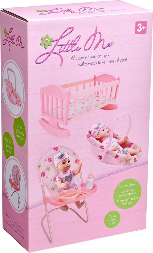 Mobilier de jeu pour enfant Little Me : Set de table et chaises en bois