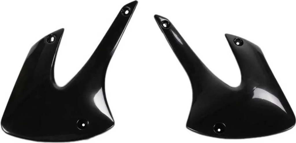 Panneaux de radiateur UFO Noir pour Kawasaki KX 85 2001-2013 Moto