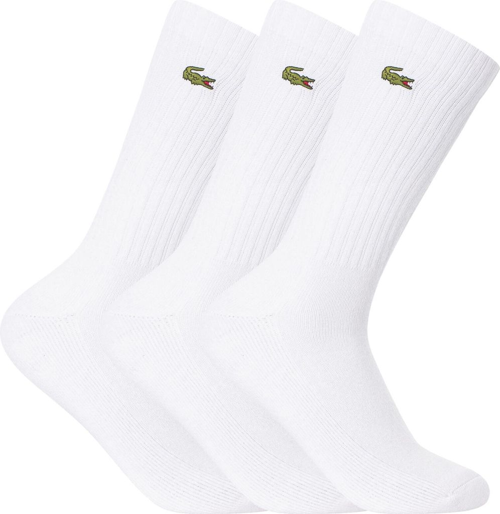 Lacoste Sportsocken im 3er-Pack, Weiß 39-42 EU Produktbild 