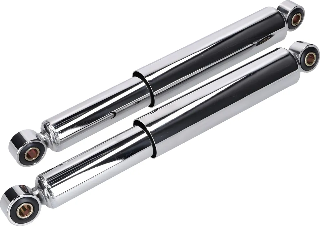 Amortisseurs arrière fermés 320mm en chrome pour moto et customisation