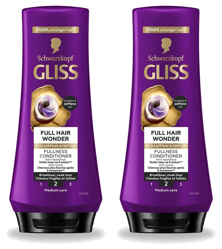 2 x Gliss Full Hair Wonder Conditioner - 200 ml - Productafbeelding 