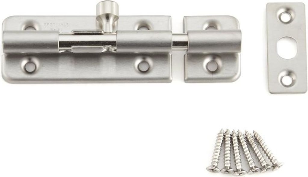 Riegel Typ BL-60 Edelstahl gebürstet