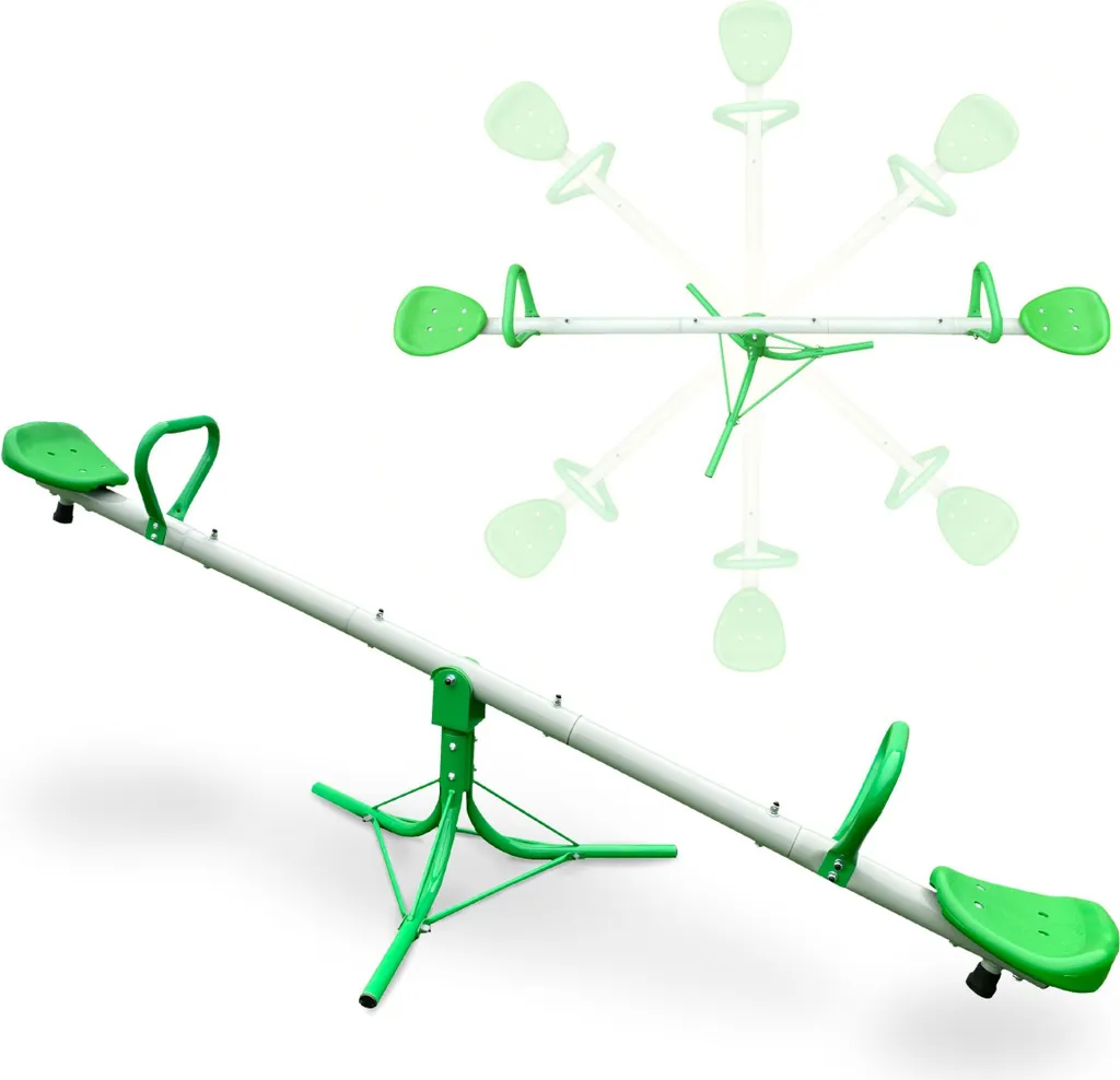 Altalena Girevole 360° Bambini | Attrezzatura Giardino Alta Resistenza