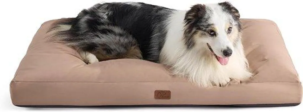 Lit pour chien XXL antitache et hydrofuge pour grand chien XL taupe