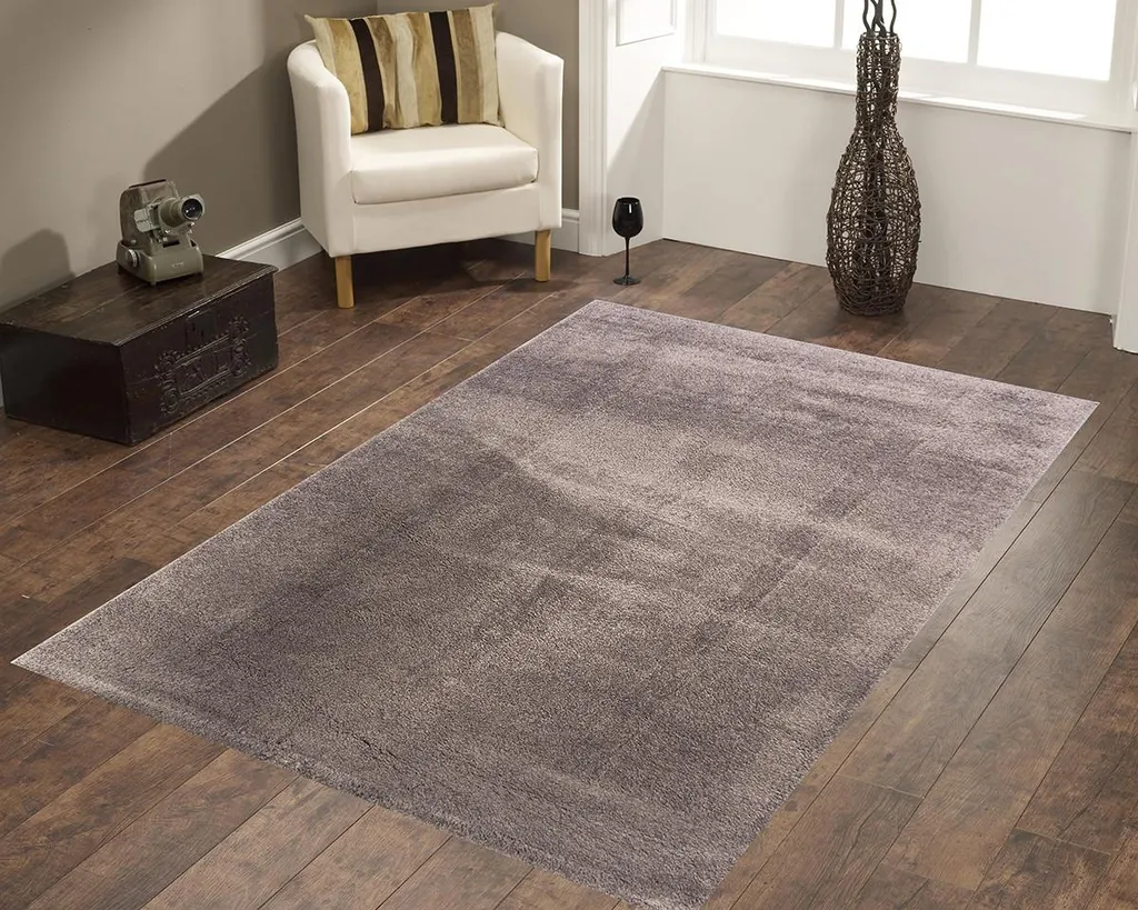 Tapis COALINGA 1 marron 200x290 cm : design sobre et texture douce - 5