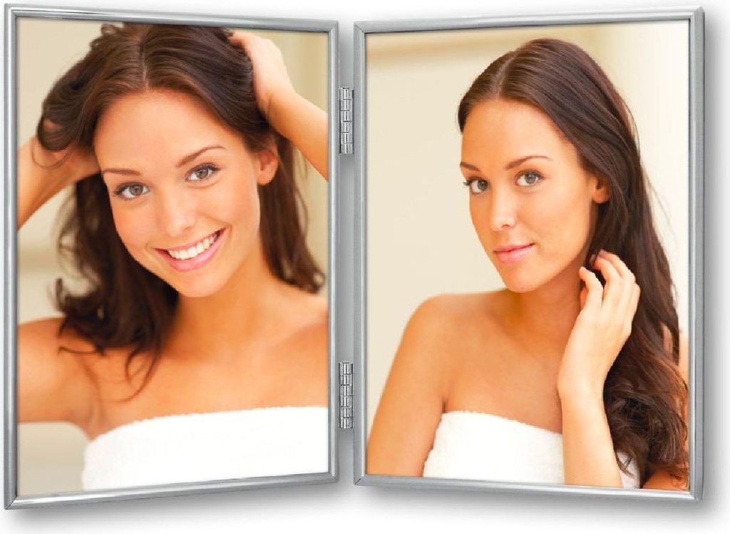 ZEP Kovový fotorámik na 2 fotky 7x10 cm strieborný Obrázok produktu 