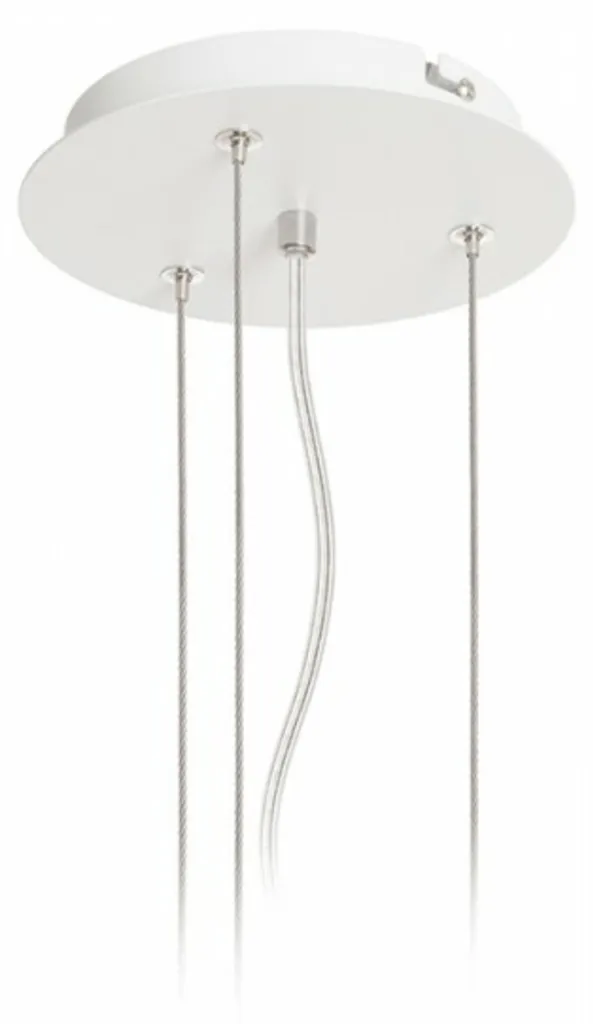 Suspension blanche MEZZO 40/60 kit complet 230V pour plafond intérieur