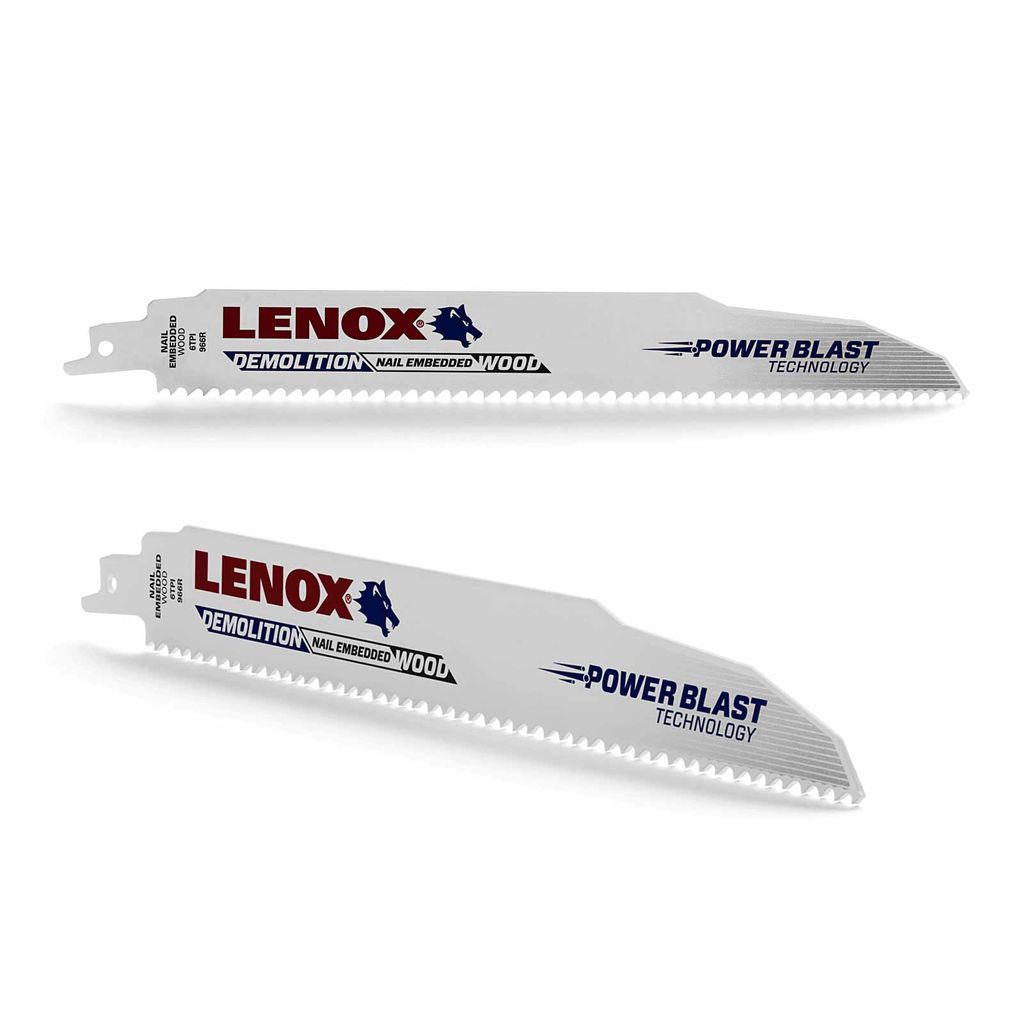 Lenox Säbelsägeblatt 229 x 25 x 1,6 mm 10Zähne Pack a 2 Stk.