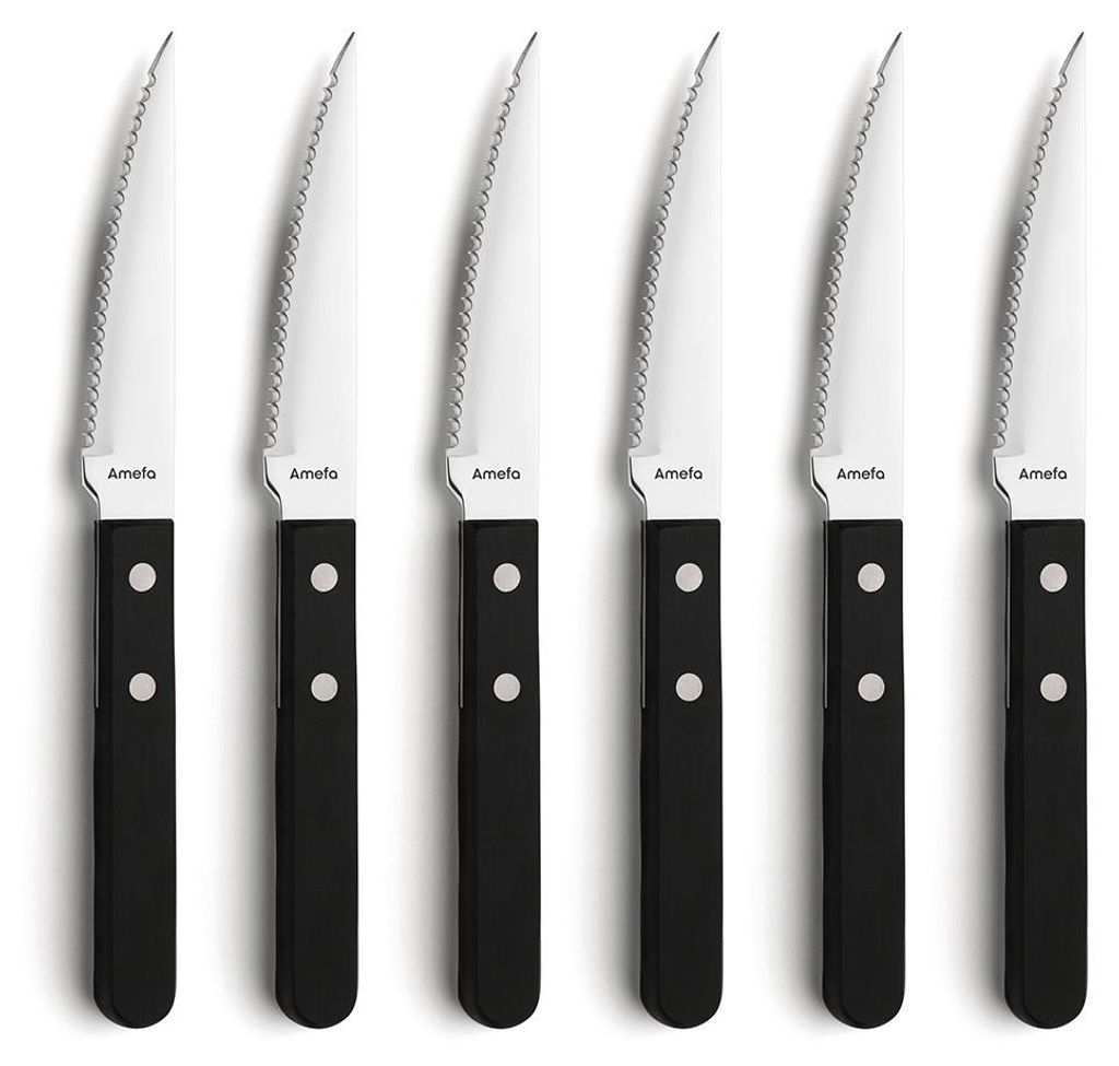 Amefa 6-tlg. Steakmesser Set PIZZA Produktbild 