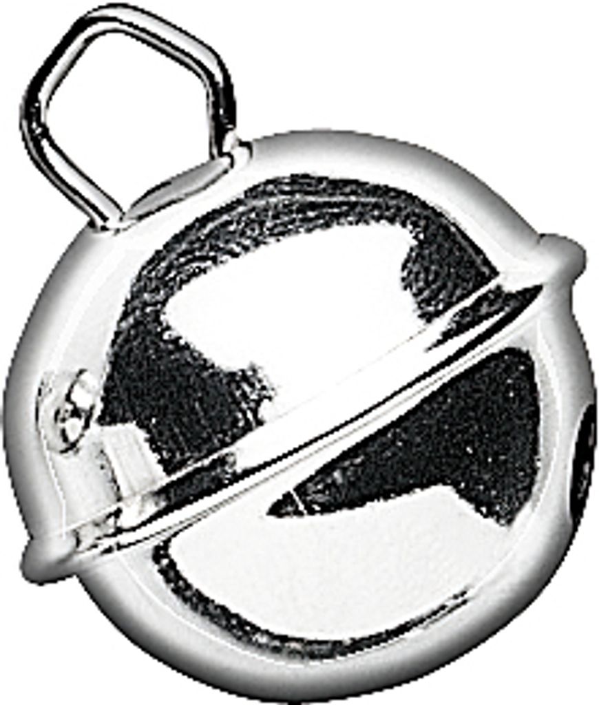 Metallglöckchen 24mm Durchmesser silberfarbig VE=5x4 Stück