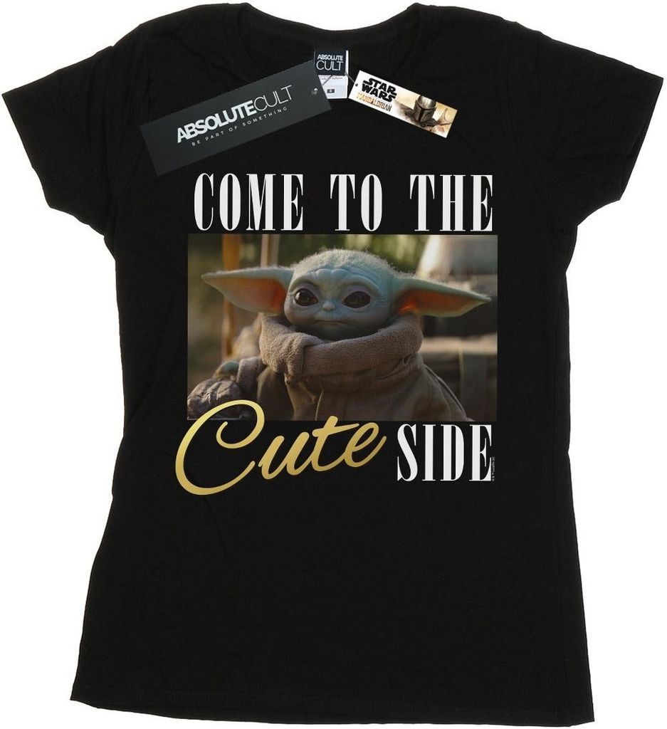 Star Wars - "The Mandalorian Come To The Cute Side" T-Shirt Produktbild 